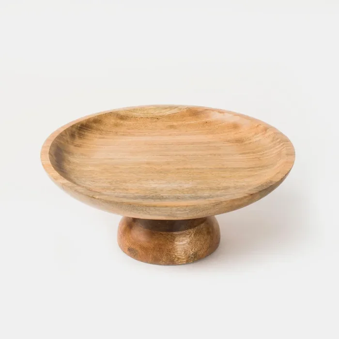 Mela Artisans Sienna Mangowood Pedestal Stand
