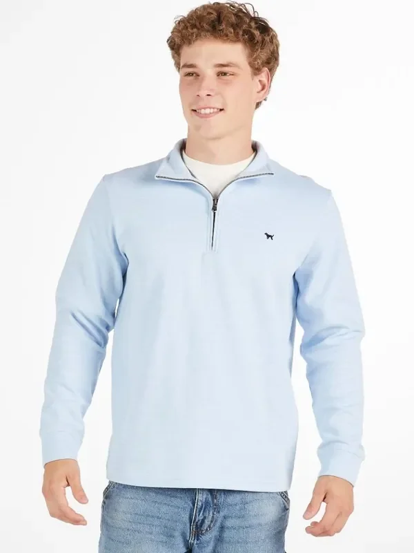 Men‘s Quarter Zip Pullover • Lt Blue