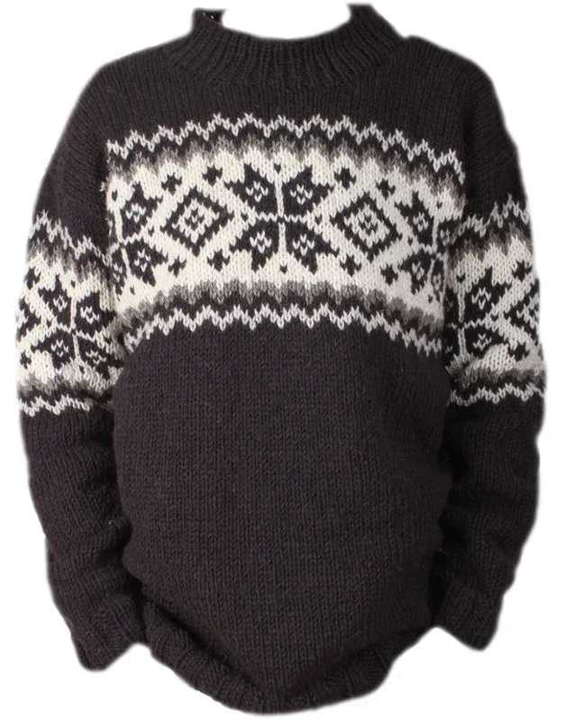 Mens Yukon Sweater – Charcoal