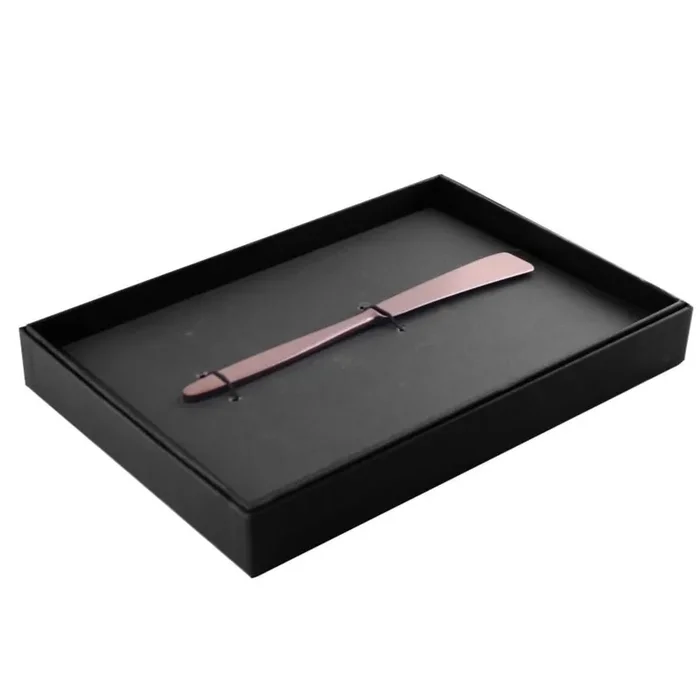 Mepra Due Plain Rose Gold Cake Knife