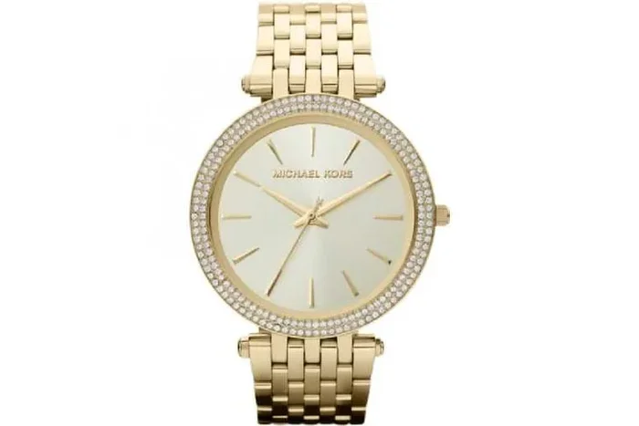 Michael Kors MK3191 Darci Ladies Quartz Gold-Plated Stainless Steel Watch, 39mm, Water-Resistant Luxury Style