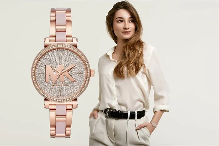 Michael Kors Women’s MK4336 Sofie Radiant Rose Gold Watch
