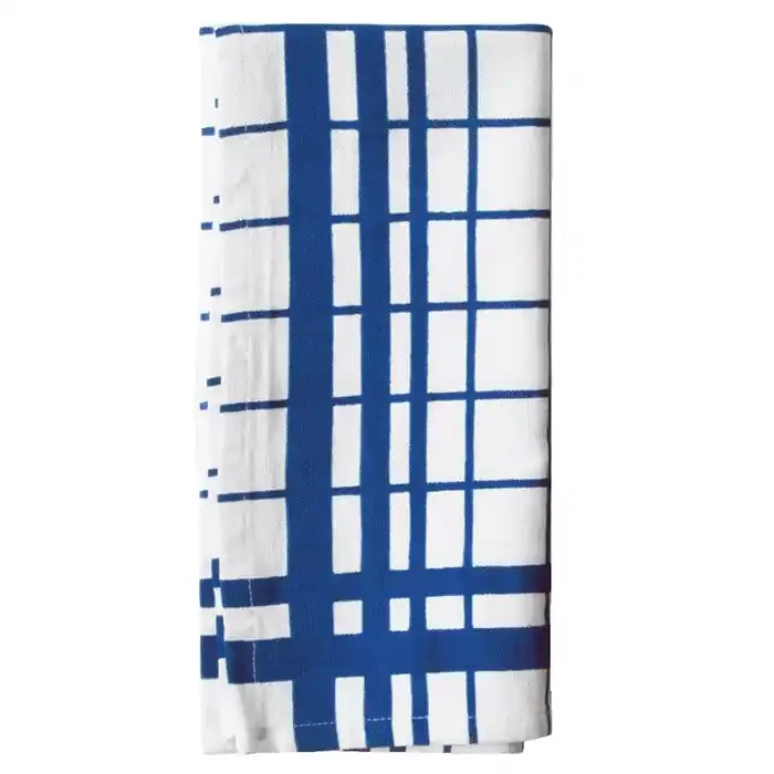 Montauk Napkin Blue Windowpane Print Set/4