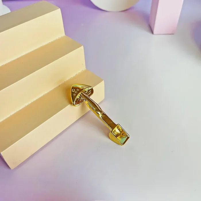 Mushroom Scoop Burning Love Cute Gold Mini Kitchen Utensil 2″