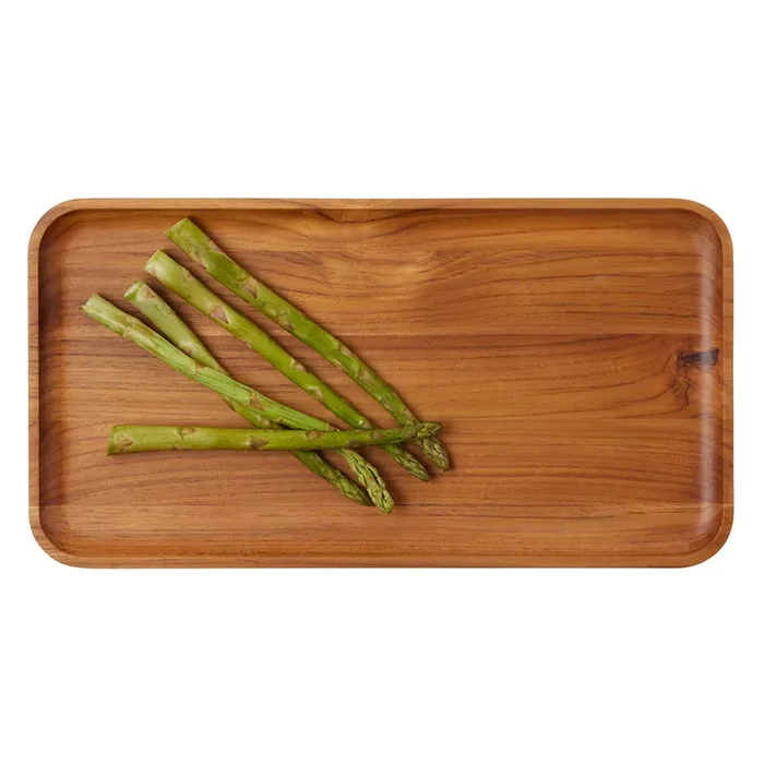 Nathan Medium Natural Teak Serving Tray 18″L x 9.5″W