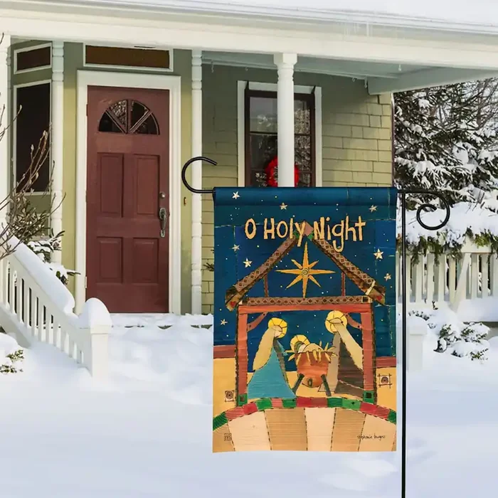 O Holy Night Garden Flag