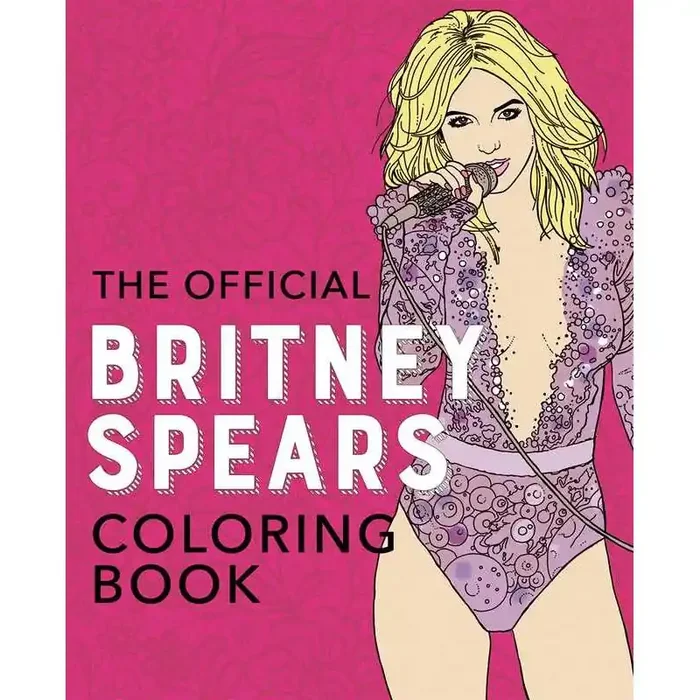 Official Britney Spears Coloring Book Princess of Pop Colouring Pads 80 Pages