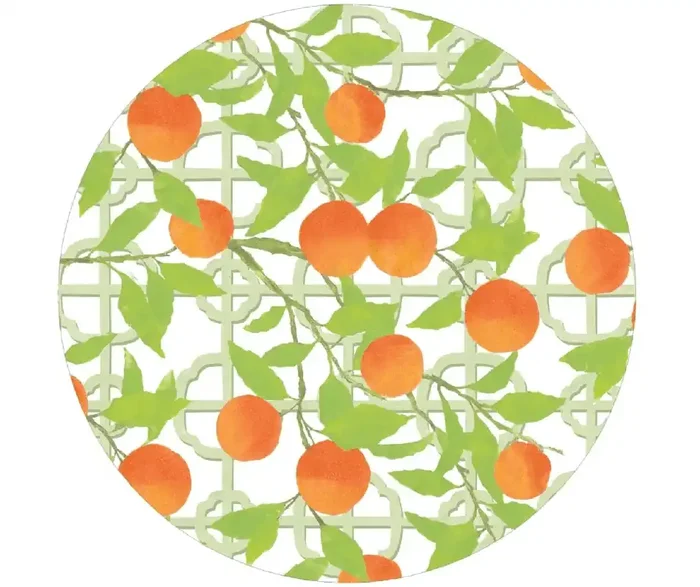 Orange Grove Die-Cut Placemat – Caspari