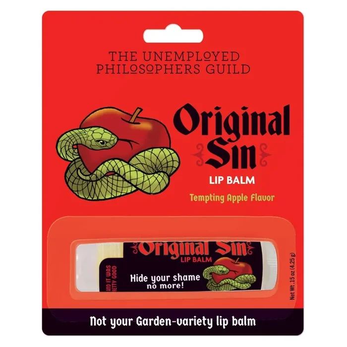 Original Sin Lip Balm in Apple Flavor Lip Gloss Moisturizer 15oz