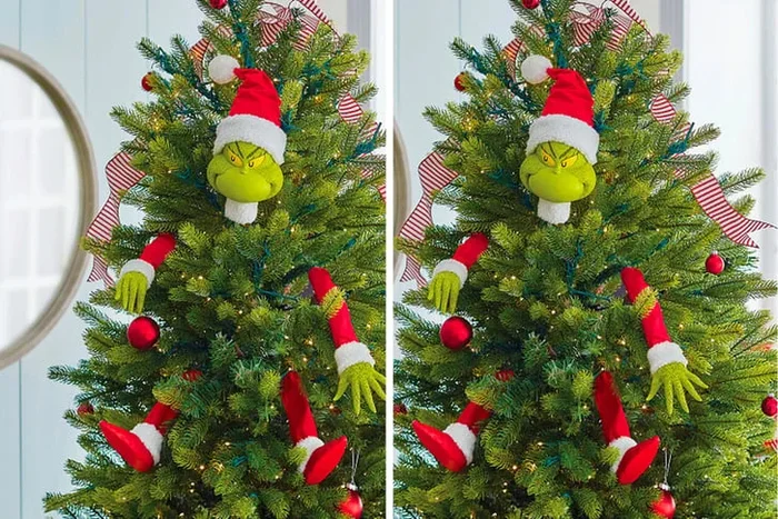 Oversized Grinch-Inspired Christmas Tree Delight
