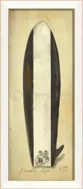 Paradise Style Framed Print 11″ x 26″