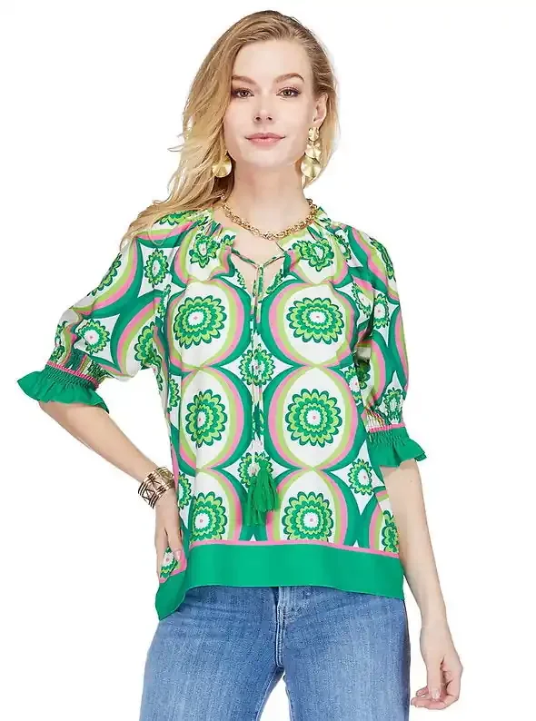 Peasant Top • Hip Floral