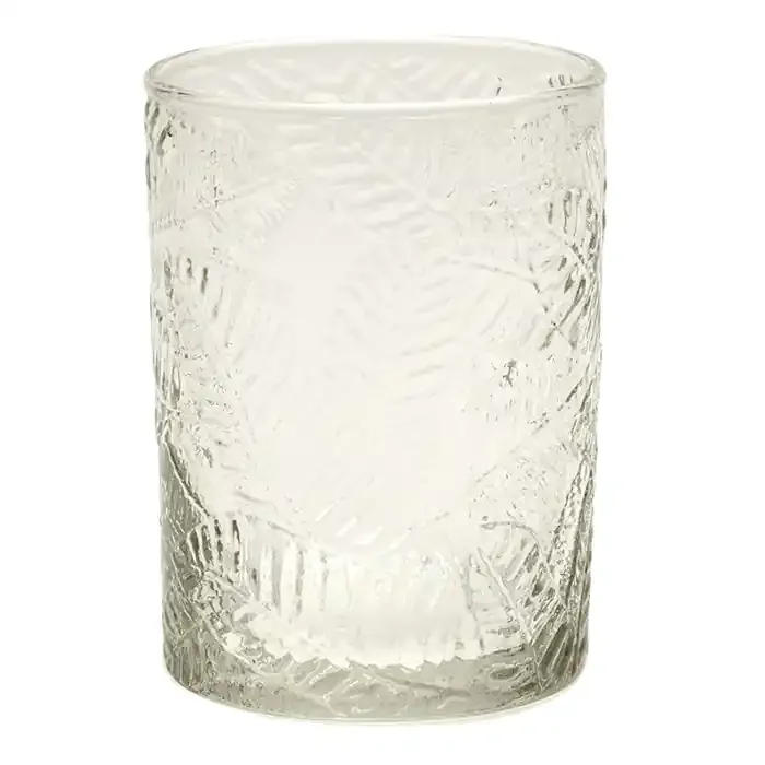 Peyton Clear Hand Blown Tumbler Glasses Set/4