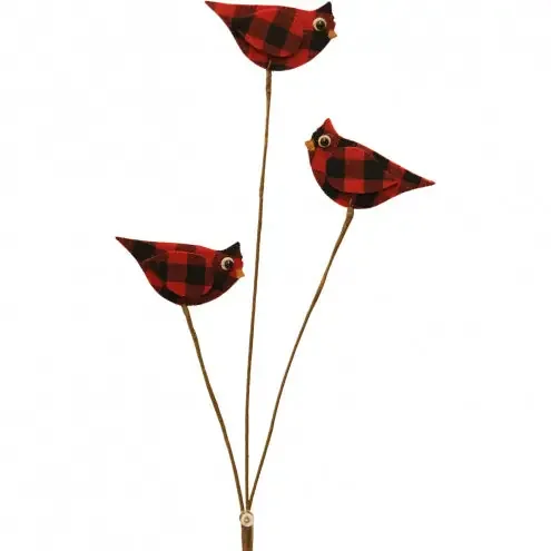 Plaid Cardinal Pick