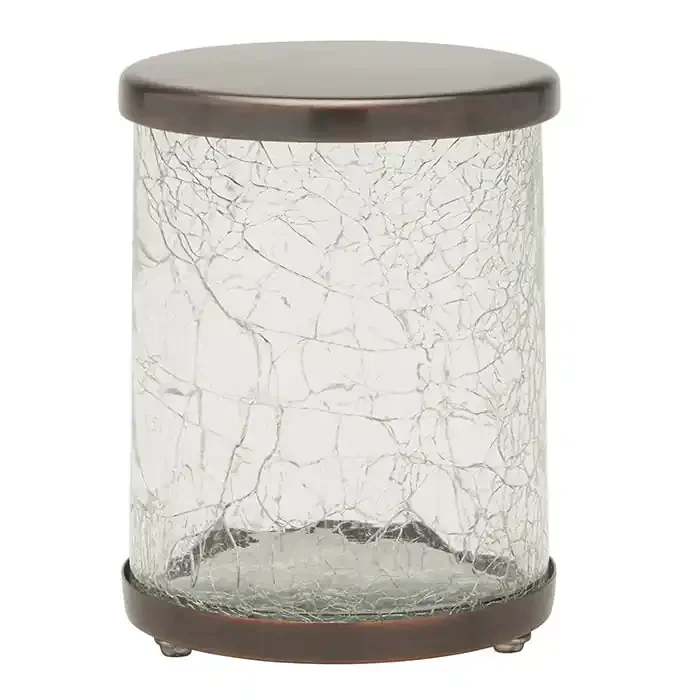 Pomaria Glass/Stainless Steel Small Canister (Dark Bronze)