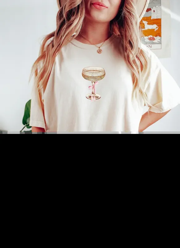 Pour The Champagne Tee • Off White