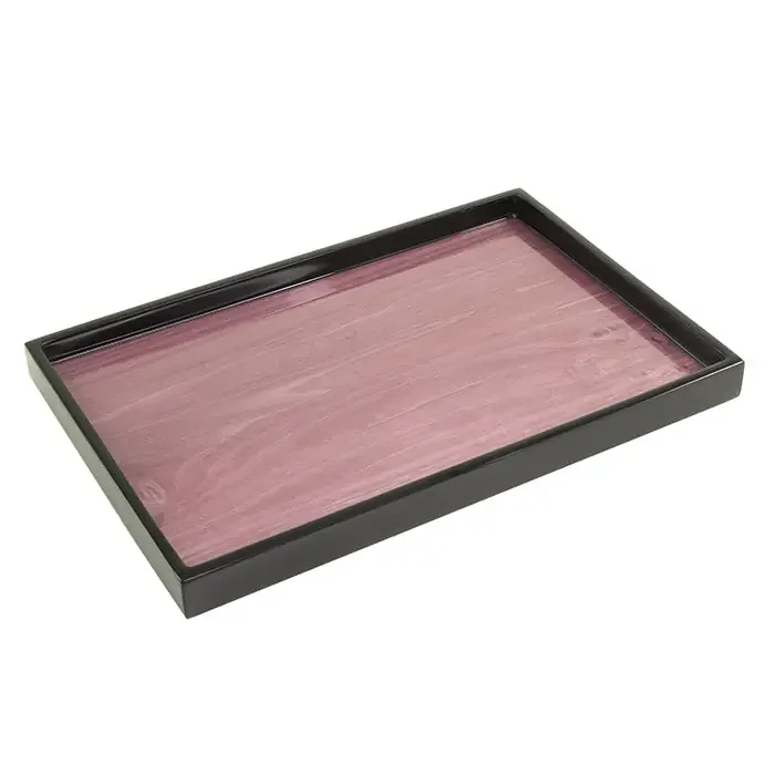 Purple Tulipwood Lacquer Vanity Tray