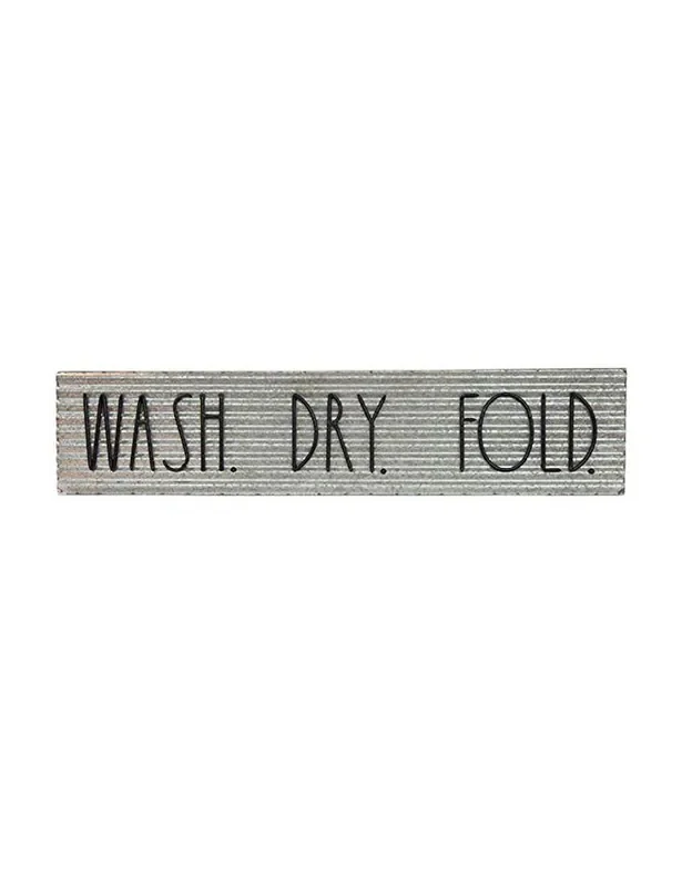 Rae Dunn “Wash” Laundry Rooms Vintage Galvanized Wall Sign