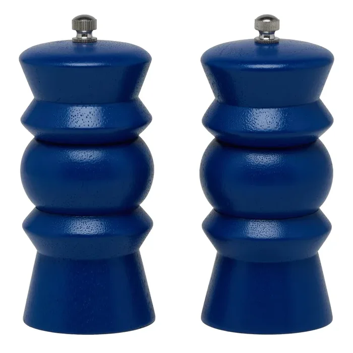 Raiden Navy Lacquer Salt & Pepper Grinder Set