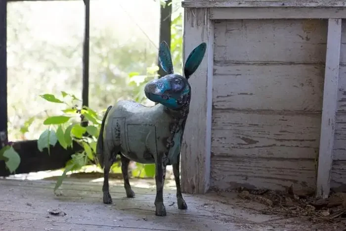Reclaimed Metal Donkey
