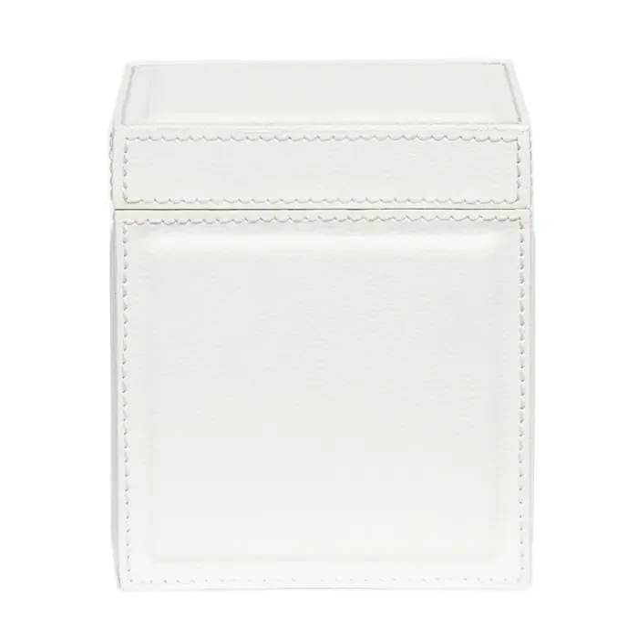 Rothwell Marine Leather Canister (Bright White)