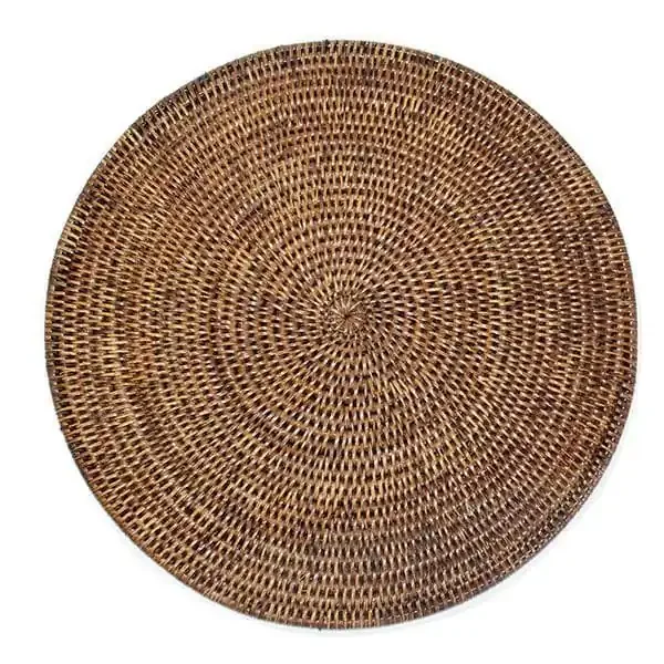 Round Rattan Placemats 15″ (Set/4)