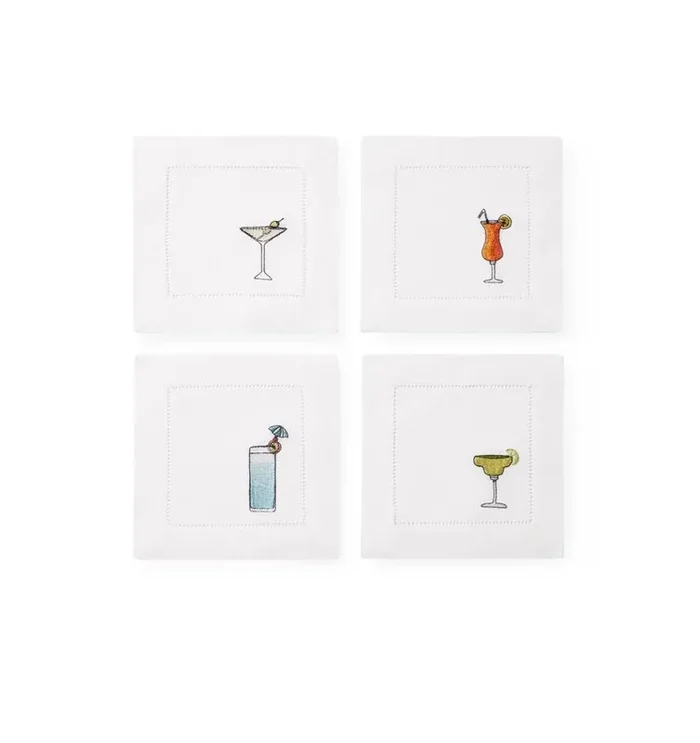 S/4 Cocktail Napkin 6X6 – Bevande Collection – By Sferra
