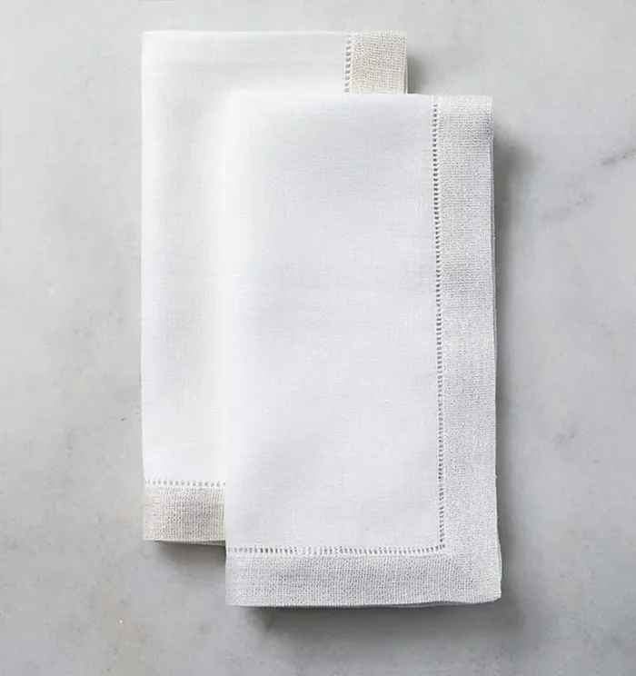 S/4 Cocktail Napkin 6X9 – Filetto Collection – By Sferra