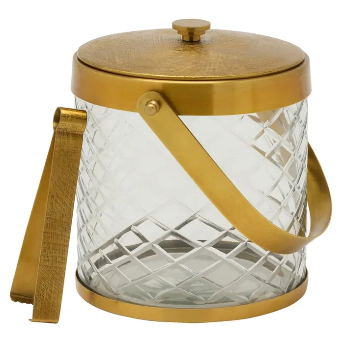 Sevasti Antique Brass Ice Bucket