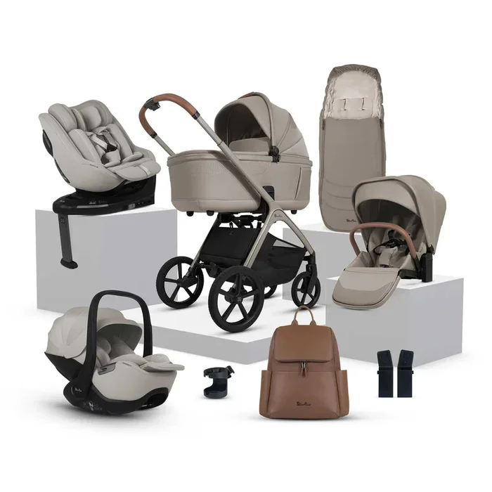 Silver Cross Cove Ultimate 360 Car Seat Family Bundle – Champagne