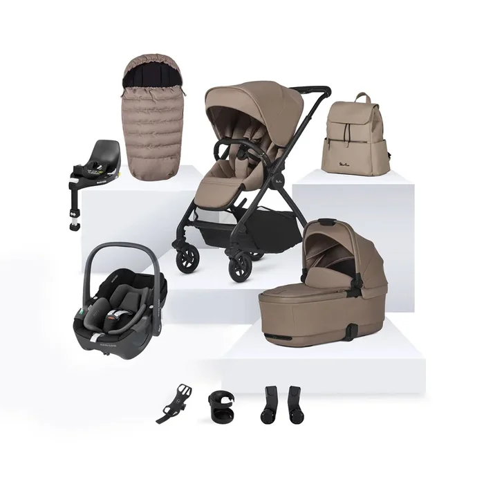 Silver Cross Dune 2 Maxi-Cosi Travel System in Mocha