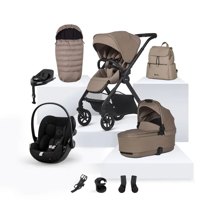 Silver Cross Reef 2 Cybex Travel System in Mocha