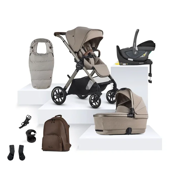 Silver Cross Reef 2 Special Edition Maxi-Cosi Travel System in Frappe