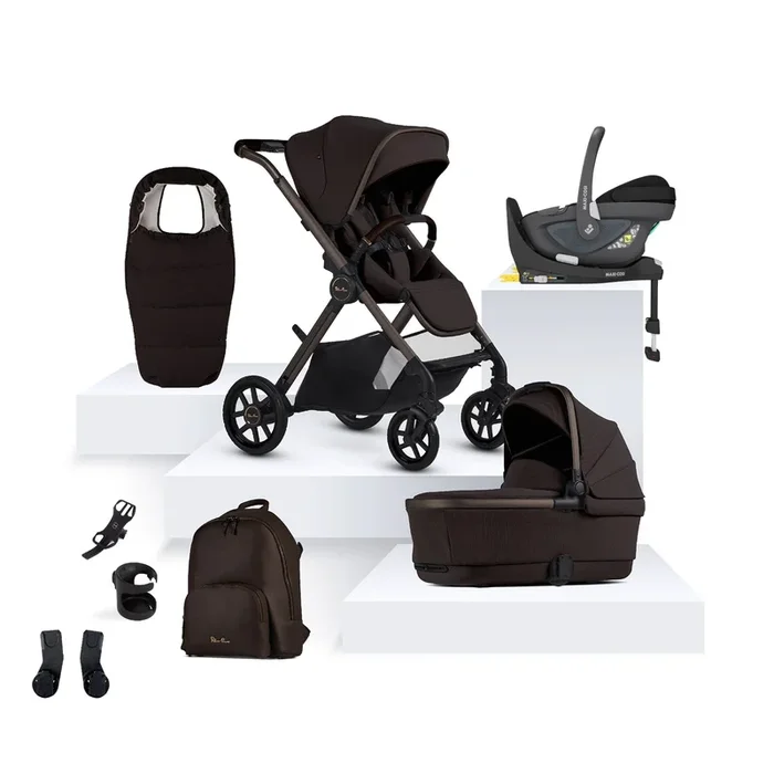 Silver Cross Reef 2 Special Edition Maxi-Cosi Travel System in Ganache