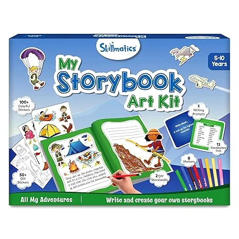 Skillmatics Storybook Adventure Art Kit Write & Create Storybooks Creative Activity