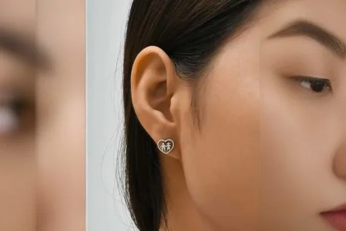 Sophisticated Stainless Steel Couple Earrings