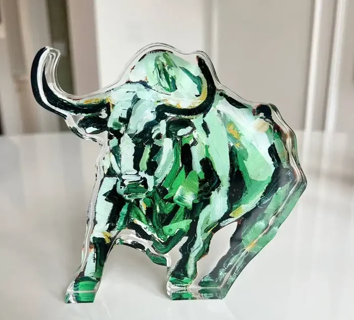 South Florida Bull Acrylic – Chelsea McShane Art
