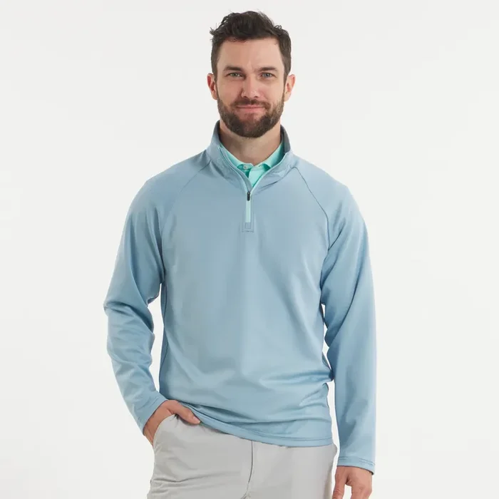 Southhampton Performance Quarter Zip • Navy & Mint