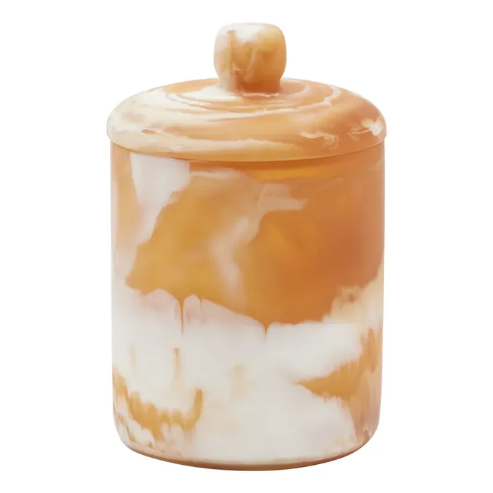 Southold Amber Swirled Resin Canister (Medium)