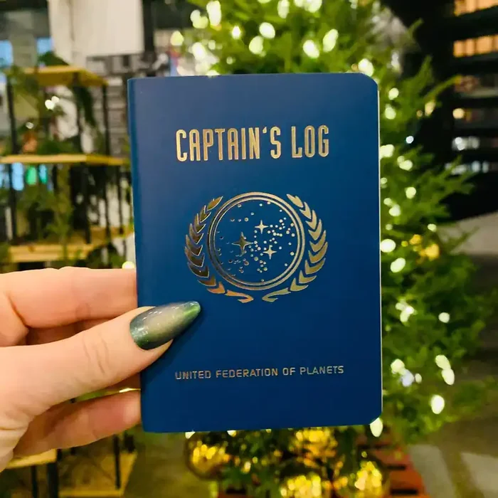 Star Trek Captain‘s Log Mini Notebook in Blue 3-3/8” x 4-7/8”