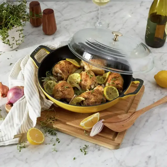 Staub Braiser With Glass Lid