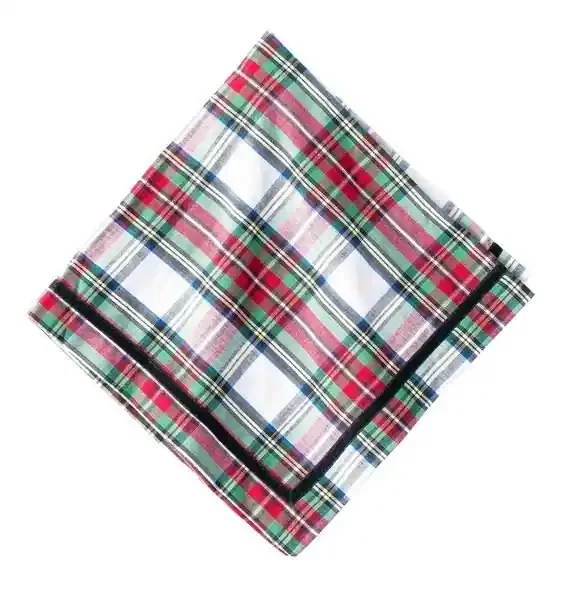 Stewart Tartan Velvet Trim Napkin – Juliska