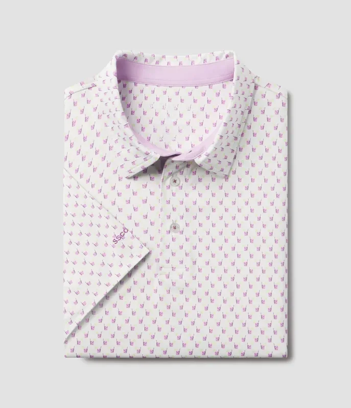 Swing Boost Printed Polo • Swing Boost