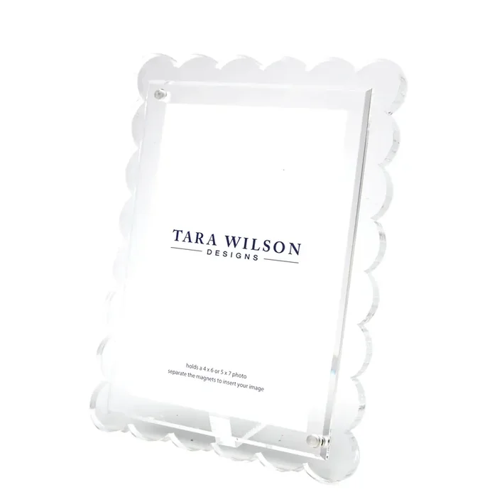 Tara Wilson Design Scallop Picture Frame (Clear)