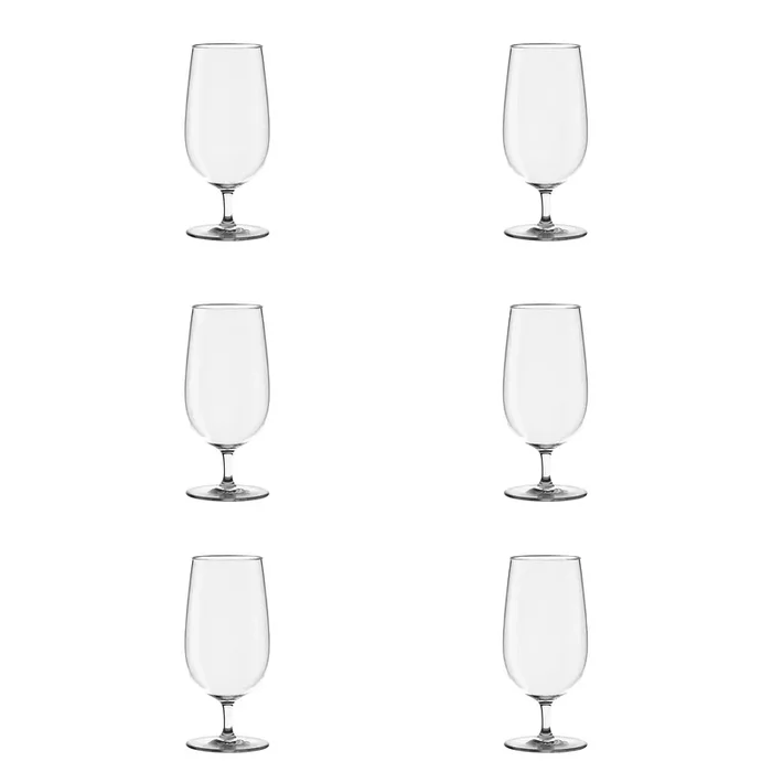 TarHong Montana Acrylic Tritan Water Goblets, Set of 6