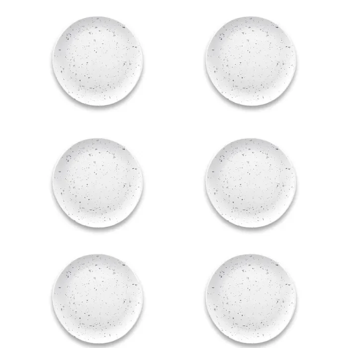 TarHong Terrazzo Melamine Salad Plates, Set of 6