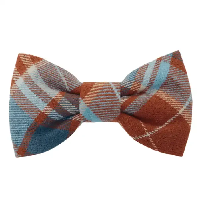 The Foggy Dog Bow Tie – Maple Plaid Flannel