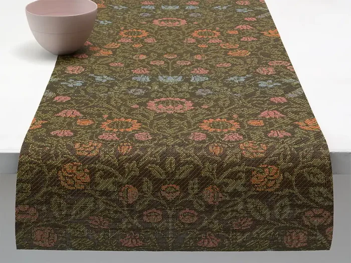 The MET x Chilewich William Morris Woven Table Runner