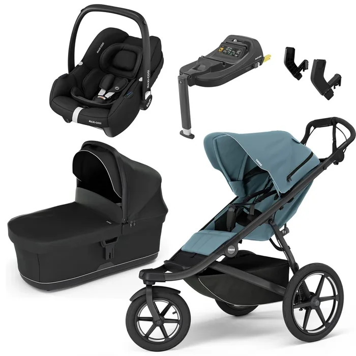 Thule Urban Glide 3 Maxi-Cosi Bundle in Mid-Blue