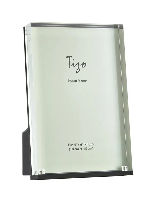 Tizo 1″ Thick Lucite Frame w/Easel Back (Smoke Back)